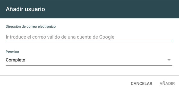 añadir usuario